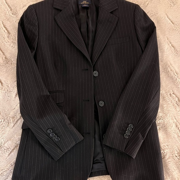 Brooks Brothers Black Blazer Tailored Wool-Blend Sport Coat - Picture 6 of 9